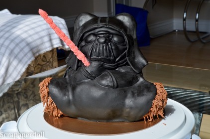 3D Vader Bear Cake3