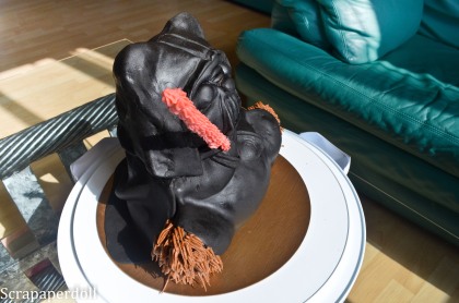 3D Vader Bear Cake